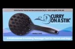 Curry On A Stik' - Therapeutic Curry Comb for Horses, Dogs, and Cats