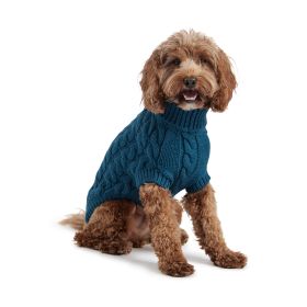 GF Pet Chalet Sweater (Color: Dark Teal, size: 2XS)