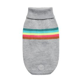 GF Pet Retro Sweater (Color: Grey Mix, size: 3XS)