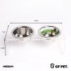 GF Pet Acrylic Double Feeder